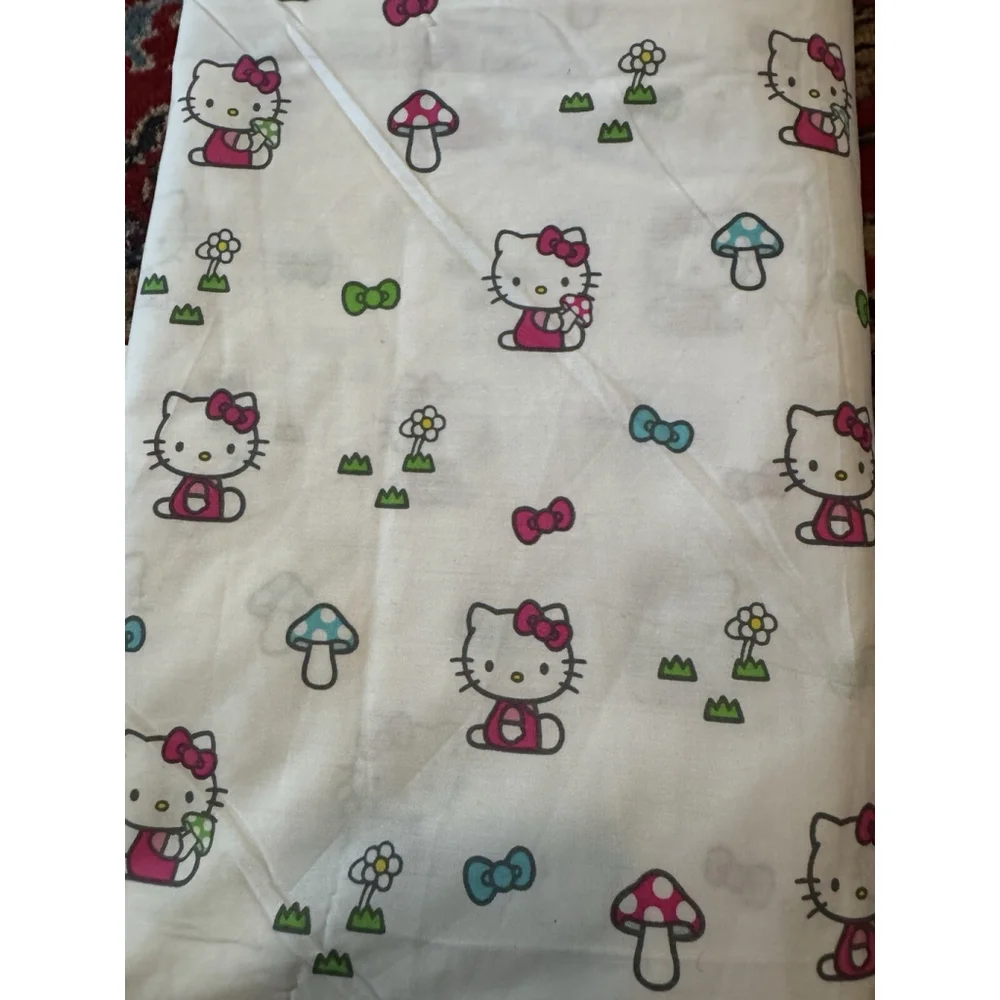 Hello Kitty Sanrio Twin Bed Top Sheet Only Flat Sheet Twin XL New